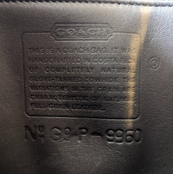 Vintage Coach Small Daypack №9960 in Grey with Nickel Hardware - Picture 3 of 3